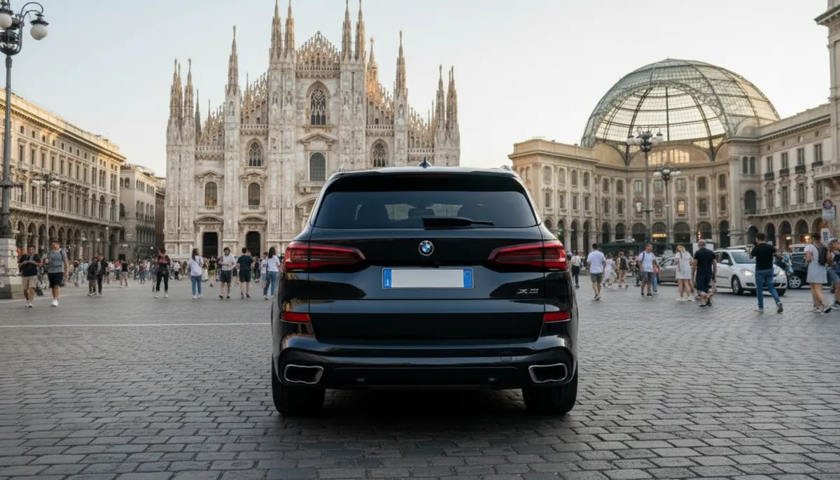 BMW X5 4.0i M 2025, vue avant — Nice Super Car Rental, Nice. Le BMW X5 4.0i M, millésime 2025, s'adresse à ceux qui veulent un SUV capable de tenir un…