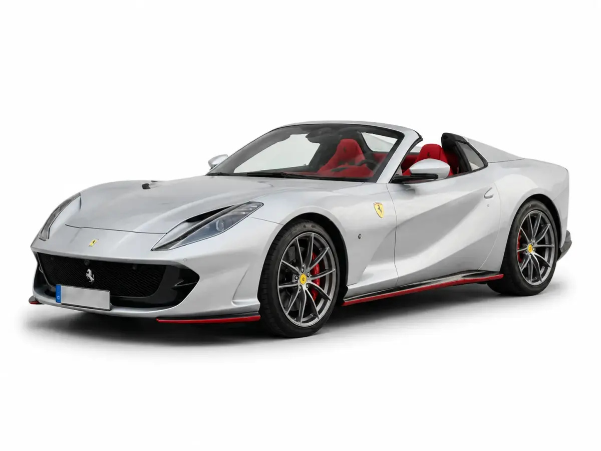 Ferrari 812 GTS 2024, extérieur — Nice Super Car Rental, Nice. La Ferrari 812 GTS de 2024 appartient à une catégorie restreinte : celle des grands…