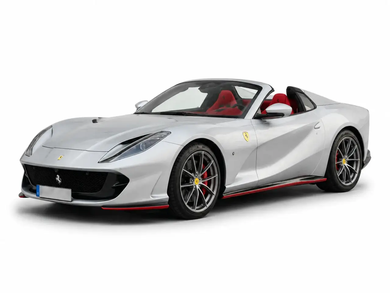 Ferrari 812 GTS 2024, extérieur — Nice Super Car Rental, Nice. La Ferrari 812 GTS de 2024 appartient à une catégorie restreinte : celle des grands…