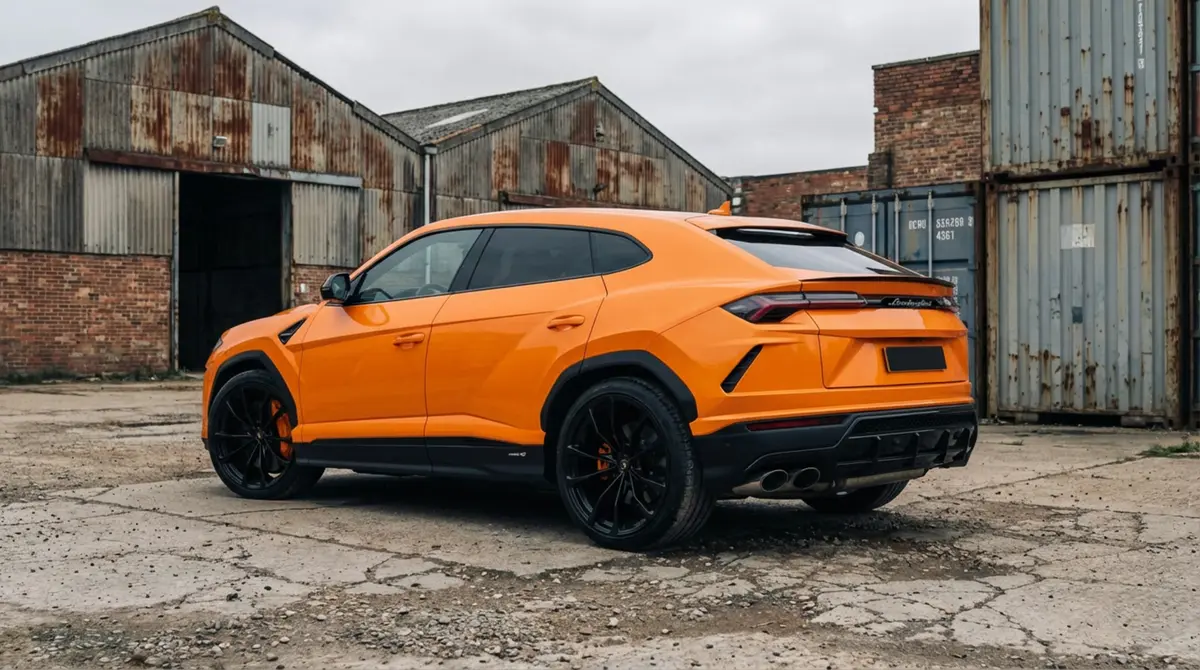 Lamborghini Urus S 2024, vue avant — Nice Super Car Rental, Nice. Le Lamborghini Urus S ne ressemble à aucun autre SUV du marché : sous une carrosserie…