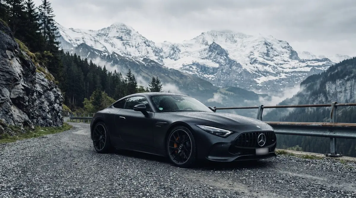 Mercedes Benz GT63 AMG Coupe 2024 — Nice Super Car Rental, Niza. El Mercedes Benz GT63 AMG Coupé 2024 es un deportivo de dos plazas con 577 CV, pensado…