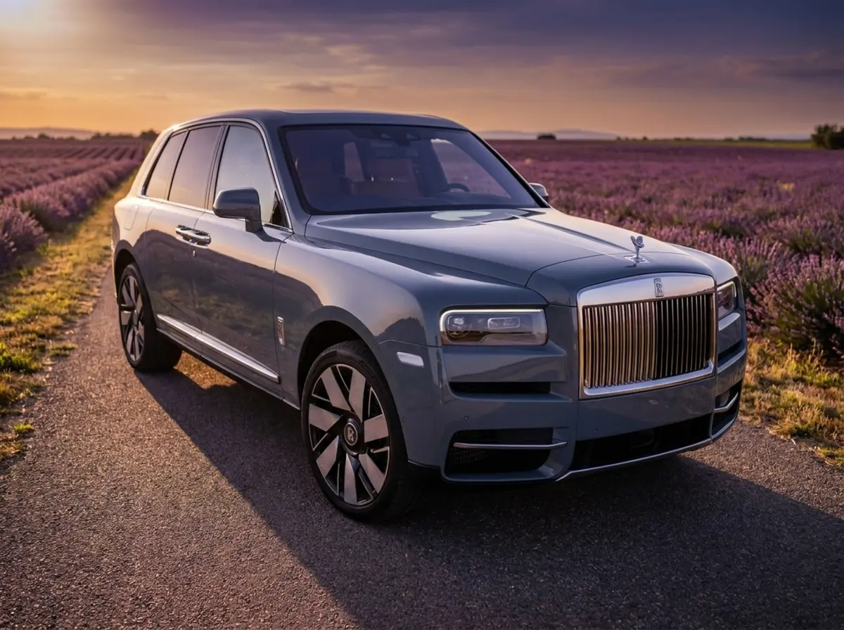 Rolls-Royce Cullinan 2025 — Nice Super Car Rental, Nice. Le Rolls-Royce Cullinan 2025 impose sa présence dès les premiers mètres de conduite. Ses…