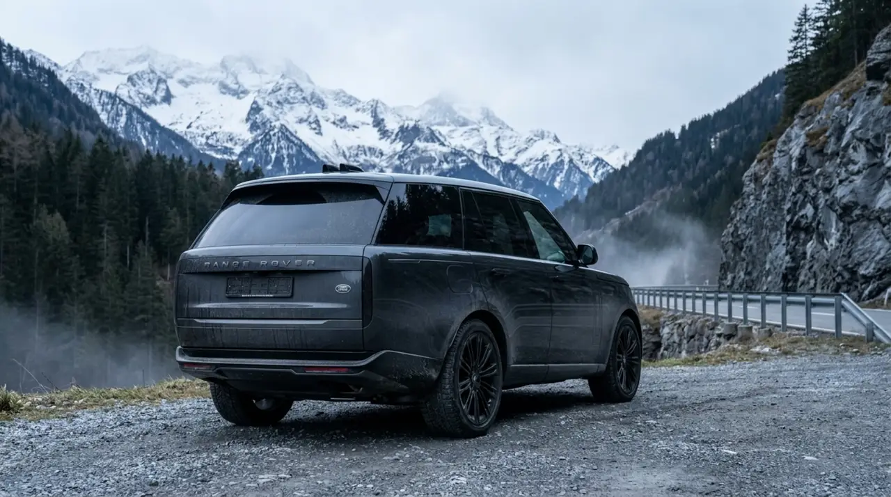 Rover Range Rover Autobiography P530 2026, vue avant — Nice Super Car Rental, Nice. Présence souveraine sur la Grande Corniche