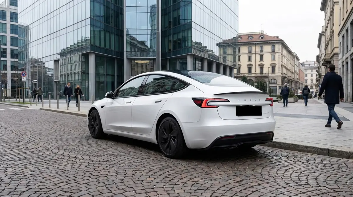 Tesla Model 3 Performance 2026, exterior — Nice Super Car Rental, Niza. El Tesla Model 3 Performance 2026 combina una potencia de 510 CV con una respuesta…
