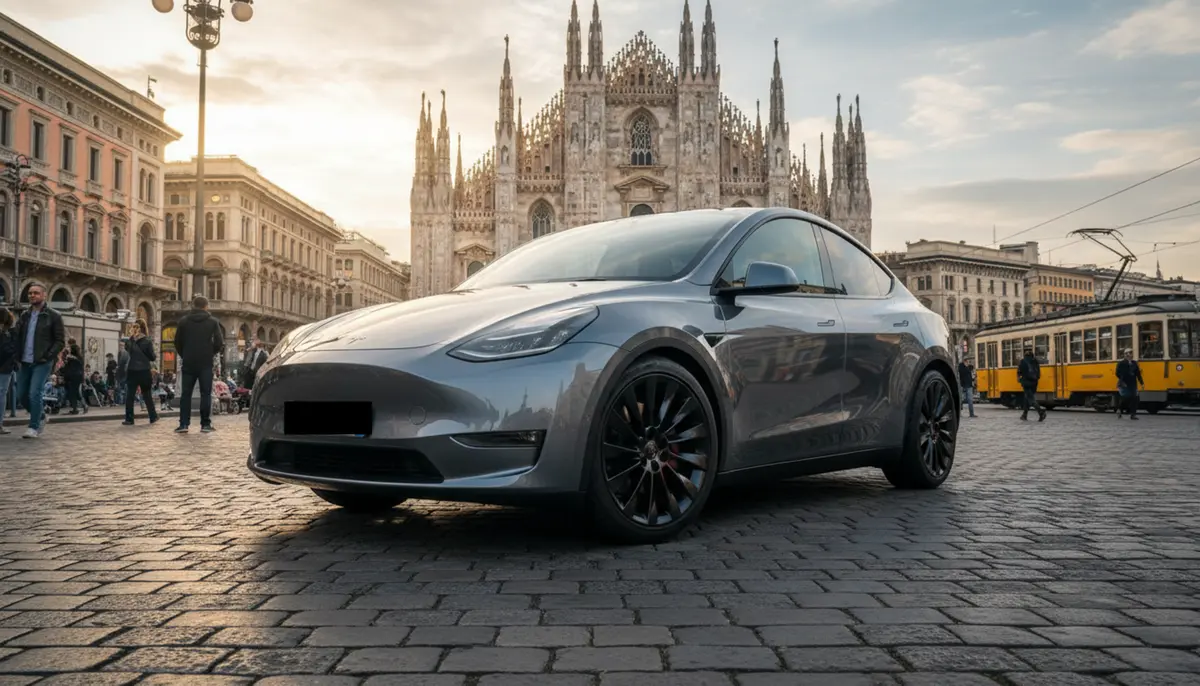 Tesla Model Y Long Range 2023 — Nice Super Car Rental, Niza. El Tesla Model Y Long Range de 2023 aporta una experiencia de conducción distinta dentro…